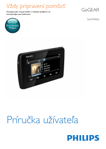 Návod Philips SA4TP408KF GoGear Mp3 prehrávač
