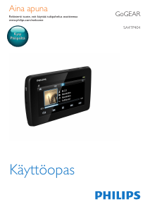 Käyttöohje Philips SA4TP408KF GoGear MP3-soitin