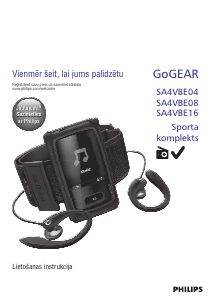 Rokasgrāmata Philips SA4VBE04KFS GoGear Mp3 atskaņotājs