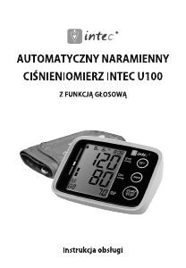 Instrukcja Intec U100 Ciśnieniomierz