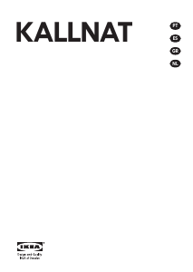 Manual IKEA KALLNAT Frigorífico