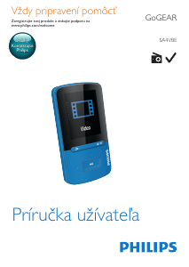Návod Philips SA4VBE04VF GoGear Mp3 prehrávač