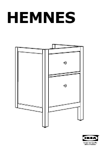 Hướng dẫn sử dụng IKEA HEMNES (60x49x89) Tủ kệ