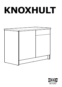 Bruksanvisning IKEA KNOXHULT (120x61x90) Underskap