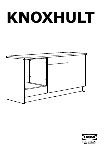 Bruksanvisning IKEA KNOXHULT (180x61x90) Bänkskåp