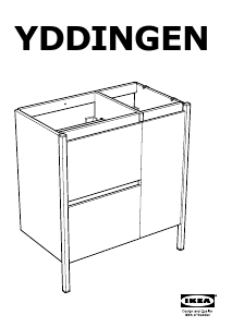 Manual IKEA YDDINGEN Armário baixo