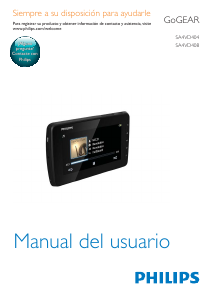 Manual de uso Philips SA4VD408AF GoGear Reproductor de Mp3