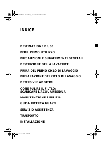 Manuale Ignis LTE 1069 Lavatrice