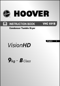 Bruksanvisning Hoover VHC 691B Torktumlare
