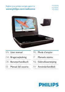Mode d’emploi Philips PD7000S Lecteur DVD