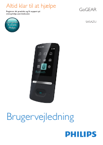 Brugsanvisning Philips SA5AZU08KF GoGear Mp3 afspiller