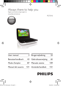 Manual Philips PD7010 DVD Player