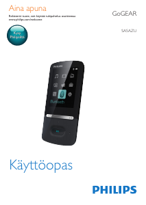 Käyttöohje Philips SA5AZU08KF GoGear MP3-soitin