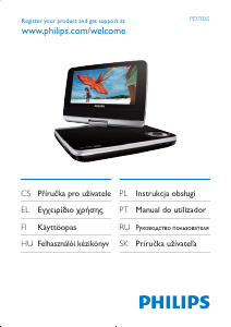 Használati útmutató Philips PD7020 DVD-lejátszó