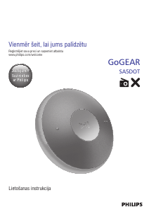 Rokasgrāmata Philips SA5DOT02BN GoGear Mp3 atskaņotājs