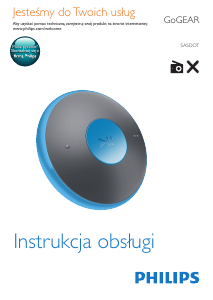 Instrukcja Philips SA5DOT02KNS GoGear Odtwarzacz Mp3