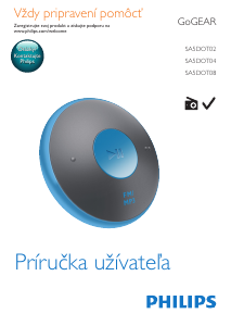 Návod Philips SA5DOT02OFS GoGear Mp3 prehrávač