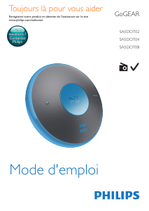 Mode d’emploi Philips SA5DOT02OFS GoGear Lecteur Mp3