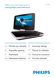 Instrukcja Philips PD7060 Odtwarzacz DVD