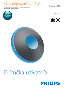 Návod Philips SA5DOT02WN GoGear Mp3 prehrávač