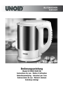 Manual Unold 8150 Blitzkocher Kettle