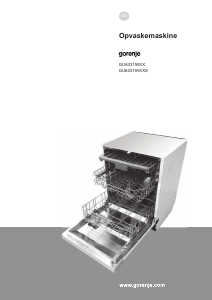 Brugsanvisning Gorenje GU64315W Opvaskemaskine