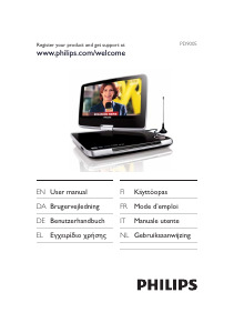 Käyttöohje Philips PD9005 DVD-soitin