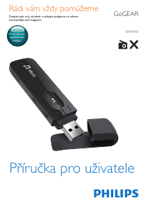 Manuál Philips SA5MXX02KN GoGear Přehrávač MP3