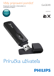 Návod Philips SA5MXX02KN GoGear Mp3 prehrávač