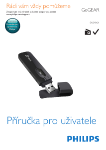 Manuál Philips SA5MXX04KF GoGear Přehrávač MP3