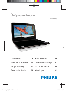 Käyttöohje Philips PD9030 DVD-soitin