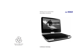 Rokasgrāmata Philips PD9060 DVD atskaņotājs