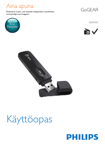 Käyttöohje Philips SA5MXX04KF GoGear MP3-soitin