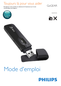 Mode d’emploi Philips SA5MXX04KN GoGear Lecteur Mp3