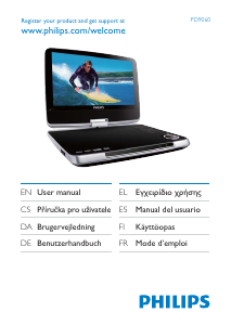 Mode d’emploi Philips PD9060 Lecteur DVD