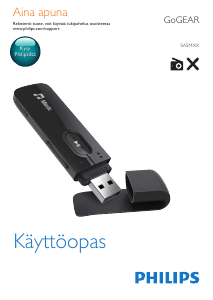 Käyttöohje Philips SA5MXX04KN GoGear MP3-soitin