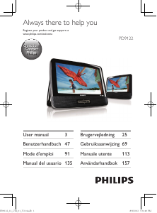 Bedienungsanleitung Philips PD9122 DVD-player