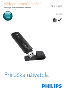 Návod Philips SA5MXX04PF GoGear Mp3 prehrávač