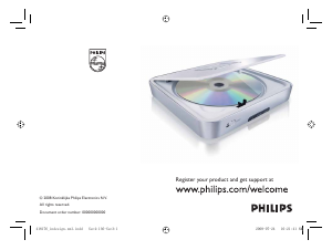 Manual de uso Philips PET101 Reproductor DVD