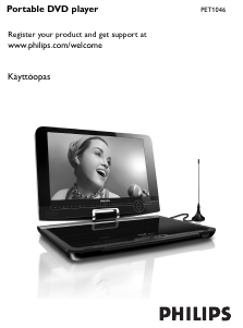Käyttöohje Philips PET1046 DVD-soitin