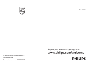 Brugsanvisning Philips PET712 DVD afspiller