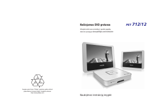 Vadovas Philips PET712 DVD leistuvas