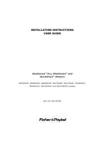 Bruksanvisning Fisher and Paykel WA8560E1 Tvättmaskin