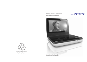 Rokasgrāmata Philips PET741D DVD atskaņotājs