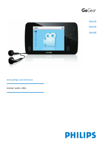 Mode d’emploi Philips SA6145 GoGear Lecteur Mp3