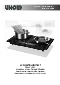 Manual Unold 58265 Hob