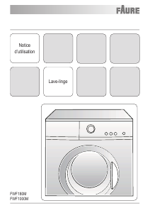 Mode d’emploi Faure FWF1000M Lave-linge