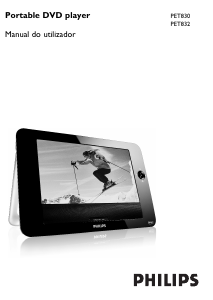 Manual Philips PET830 Leitor de DVD