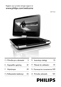 Manual Philips PET944 Leitor de DVD
