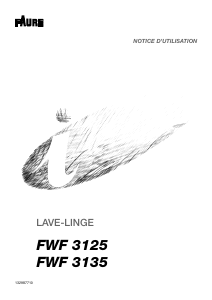 Mode d’emploi Faure FWF3135 Lave-linge